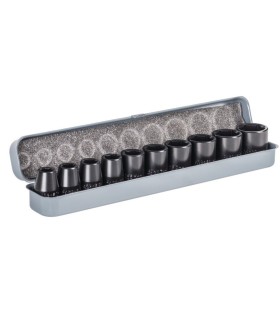 JUEGO 10 LLAVES VASO IMPACTO 1/2"