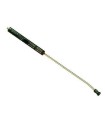 LANZA DE ACERO INOX L 70 CM.210BAR 150ºC