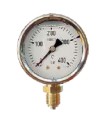 MANOMETRO RADIAL GLICERINA 0/400 BAR INOX.  Ø 68- R1/4G