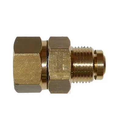 ENLACE GIRATORIO LATON 3/8 M-H CORTO BSP