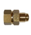 ENLACE GIRATORIO LATON 3/8 M-H CORTO BSP