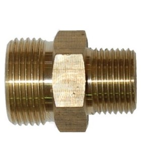 RACOR ALTA PRESION M-M BSP 3/8" x M 22/150