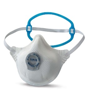 BLISTER 3 UD.MASCARILLA MOLDEX FFP2 D C/VALV+ARNES  ref.249511
