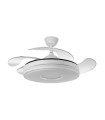 VENTILADOR TECHO LUZ+ ASPAS DESPLEGABLES 49-108cm