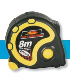 FLEXOMETRO ECO. 8M x 25 mm C/ 2 FRENO +CLIP  C/IMAN