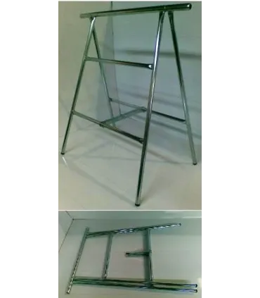CABALLETE PLEGABLE GALVA. DE 1 METRO