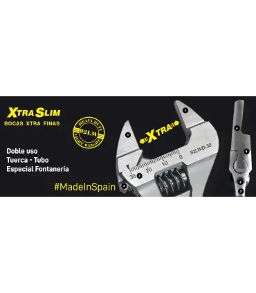 LLAVE AJUSTABLE SINEX LIGERA 8" 200mm 92LWD Cap. 30mm