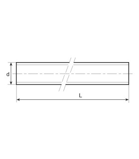 VARILLA ROSCADA DIN 975 INOX A2 M18