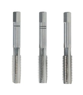 JUEGO 3 MACHOS HSS-E INOX M-12x175
