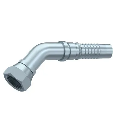 HEMBRA GIRATORIA 45° BSP CON JUNTA (SERIE INTERLOCK)