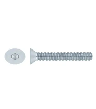 M4X8 TORNILLO AVELLANADO DIN 7991 10.9 ZINCADO