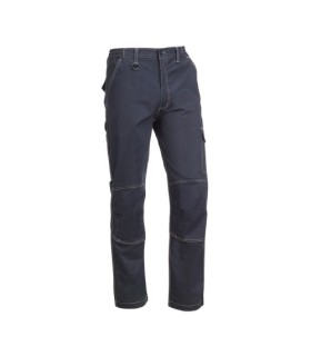 PANTALON LARGO AZUL "FLEX LIGHT" TXXL