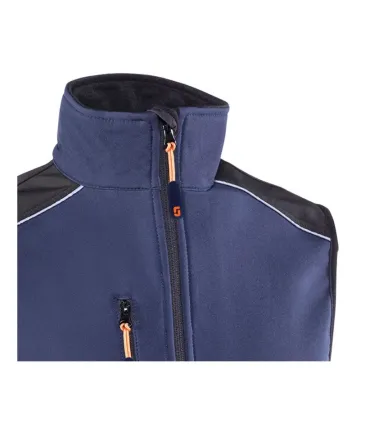 CHALECO JUBA CORTAVIENTOS AZUL