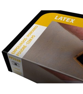 GUANTE DESECHABLE DE LÁTEX JUBA EMPOLVADO