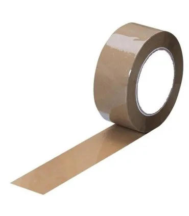 ROLLO CINTA PRECINTO MARRON 50mm x 66m
