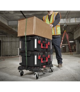 BASE MILWAUKEE PACKOUT CON RUEDAS Y PEDAL