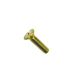 1/4X20 TORNILLO AVELLANADO RANURADO DIN 63 LATON