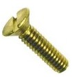 1/8X10 TORNILLO AVELLANADO RANURADO DIN 63 LATON
