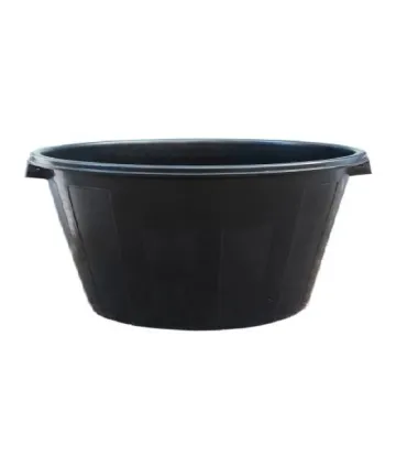 CUBO BASURA PLASTICO 95 L SIN TAPA NEGRO