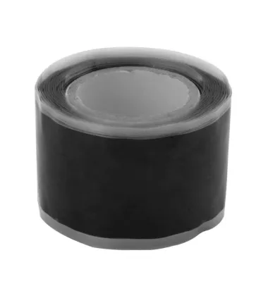 ROLLO CINTA REPARACION SILICONA AUTOSOLDABLE NEGRA 25mm x 10m