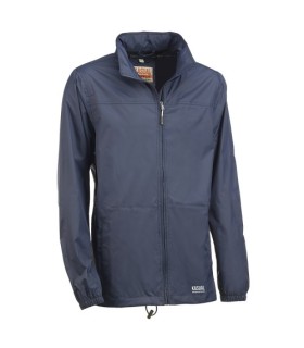 CHUBASQUERO AZUL JUBA CON CAPUCHA FIJA